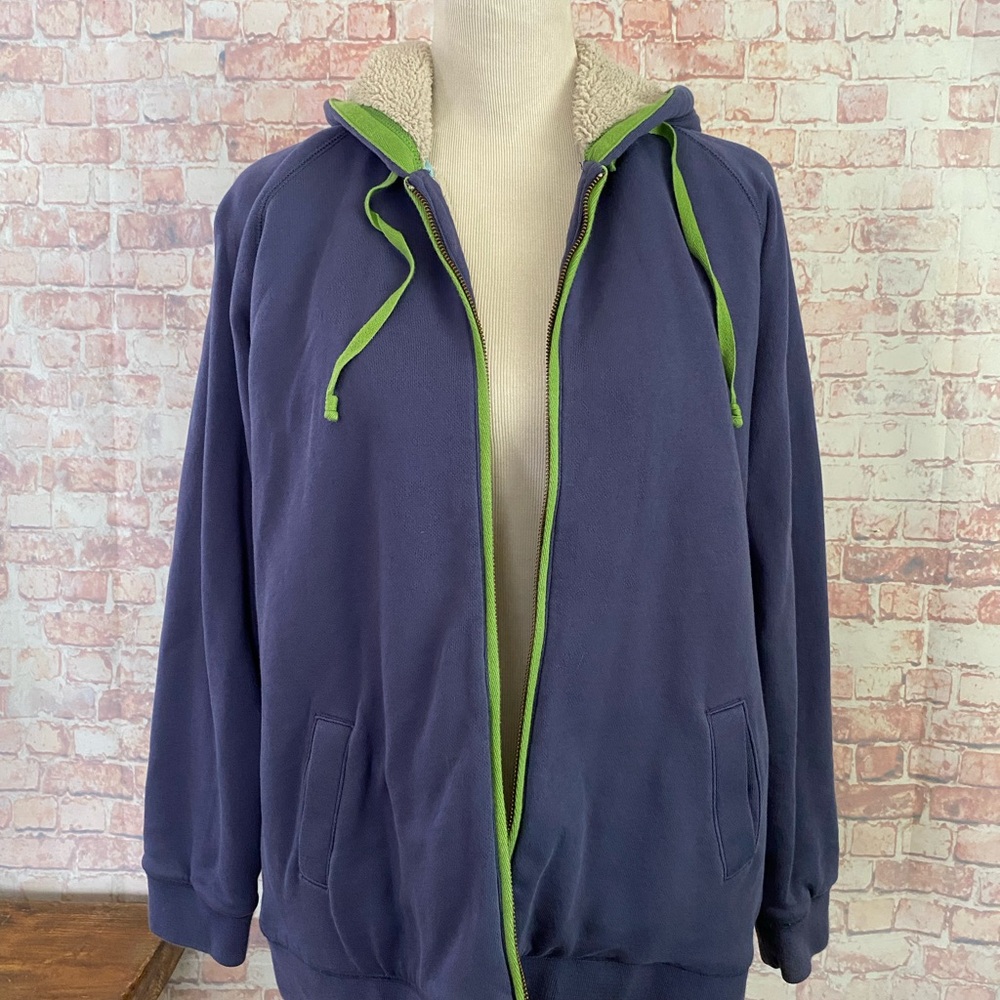 Boden Fleece-Lined Front Zip Hoodie